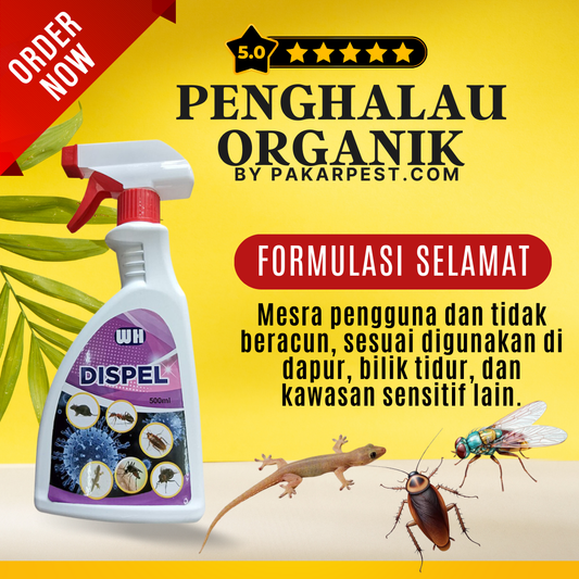 Penghalau Serangga Organik | Organic Insect Repellent | Serai Wangi